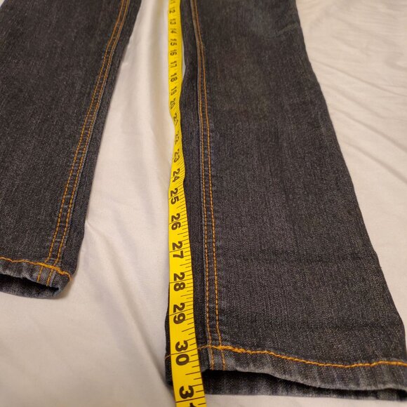 SO Juniors Super Skinny Dark Blue Low-Rise Jeans Long Inseam - (3 Juniors) - Picture 12 of 13
